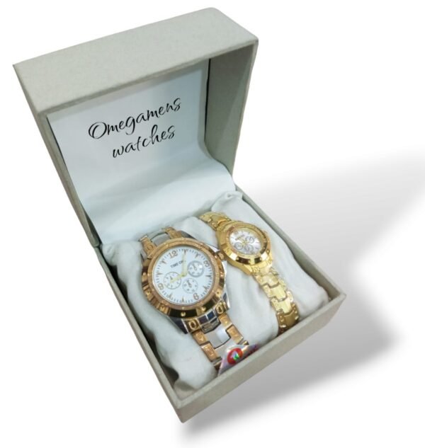 Pack Of 2 Couple pair Chain Watch